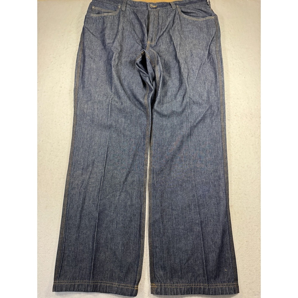 Duluth Trading Ballroom Midweight 5-pocket Jeans Mens 42x34 Blue Denim High Rise